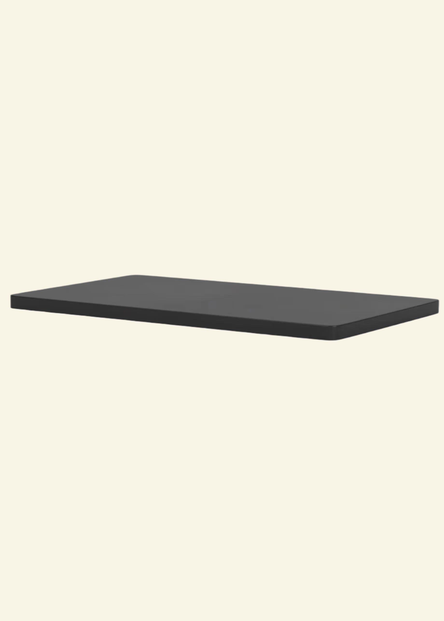 Acrylic Black Table Top on Panton Wire Side Table