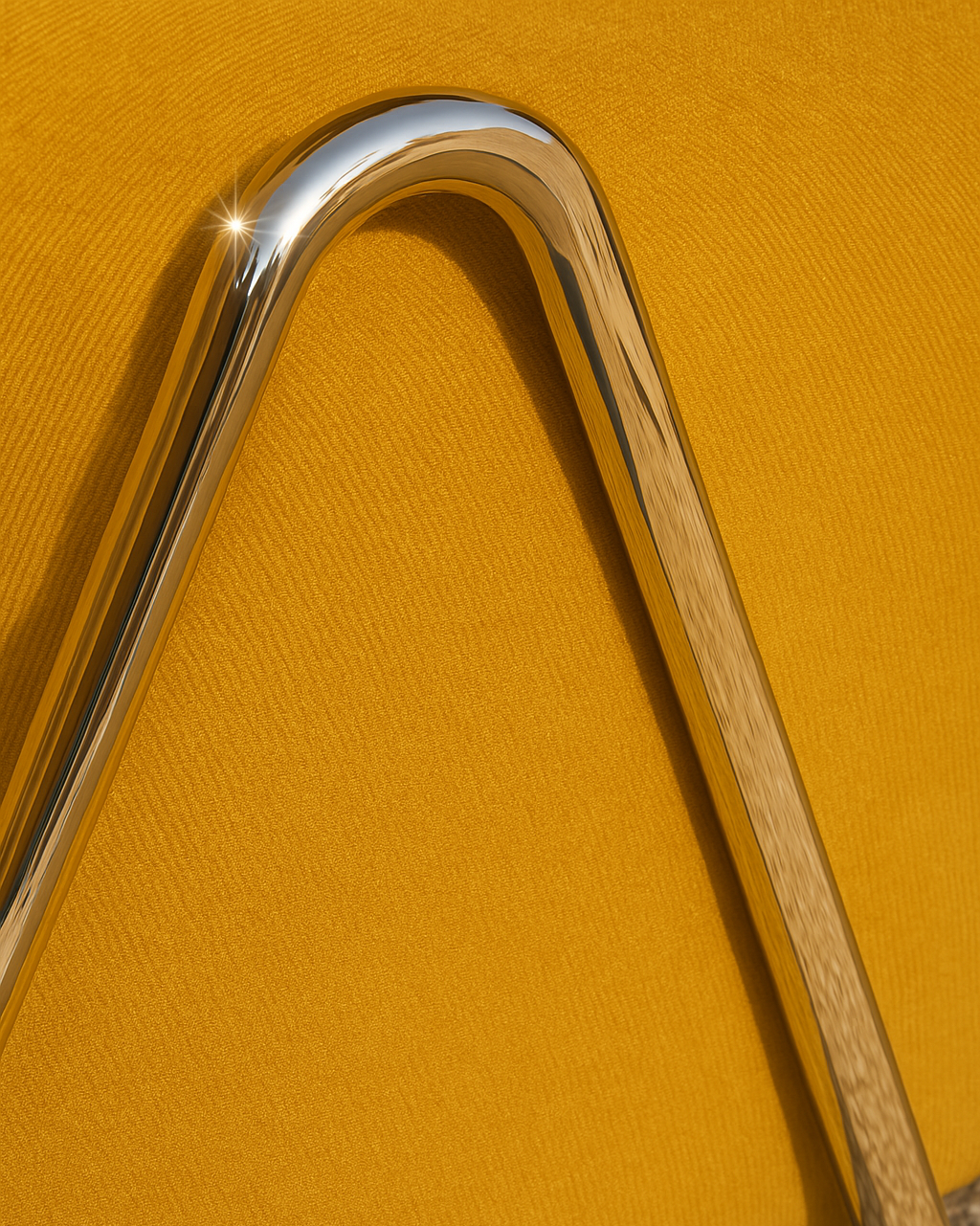 Close-up of luxurious velvet upholstery – rich texture and soft-touch fabric on modern lounge chair