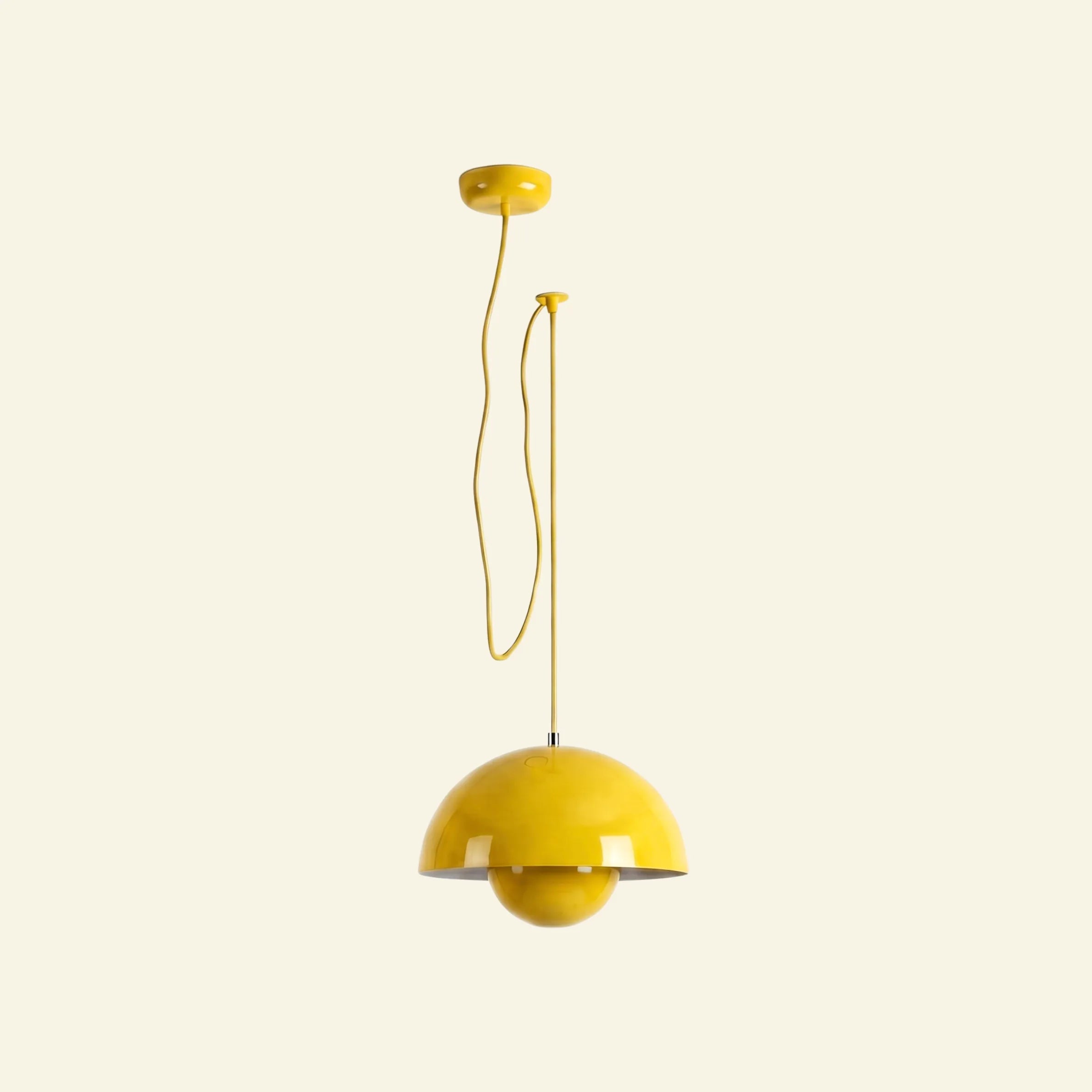 Domi Pendant Lamp, a ceiling pendant light with a soft sculptural shade for modern interiors, view 5