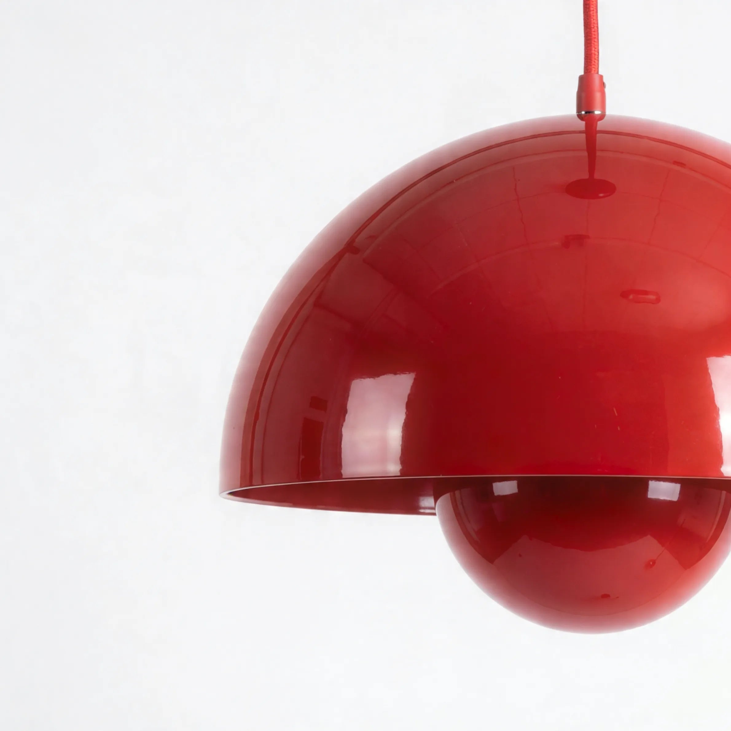 Domi Pendant Lamp, a ceiling pendant light with a soft sculptural shade for modern interiors, view 12