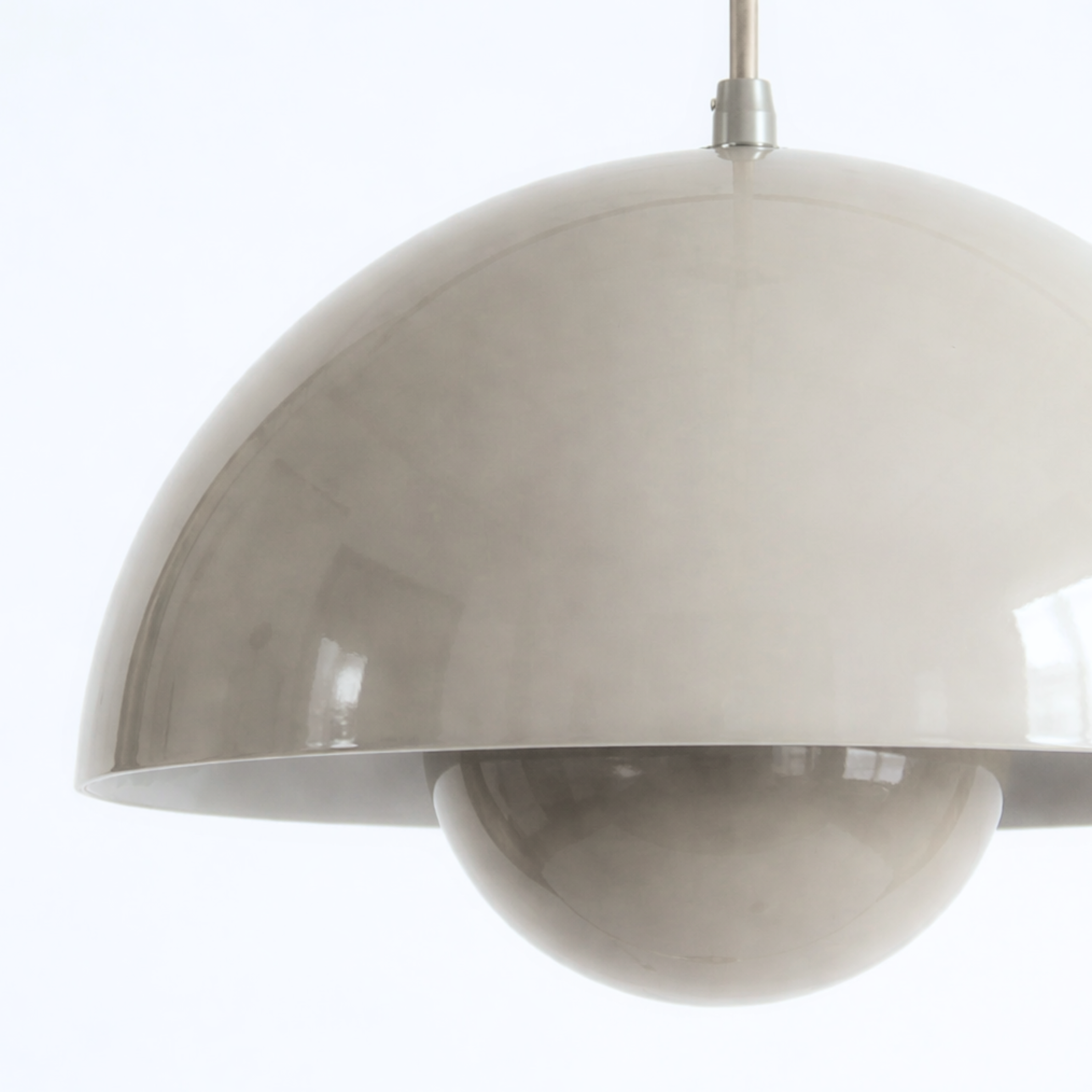 Domi Pendant Lamp, a ceiling pendant light with a soft sculptural shade for modern interiors, view 17