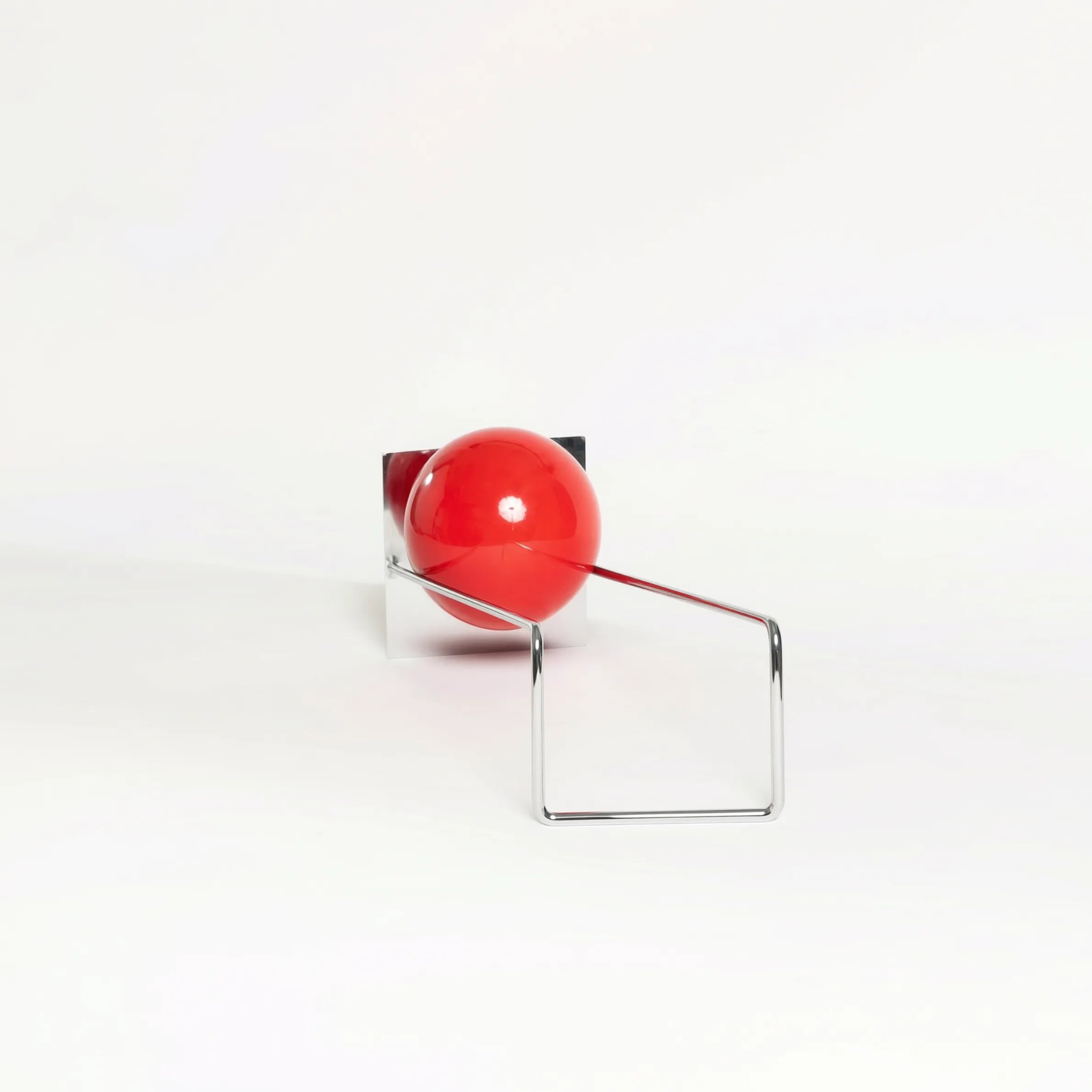 Globe Bookend, a decorative globe bookend for shelves, desks, and styled interiors, close-up detail