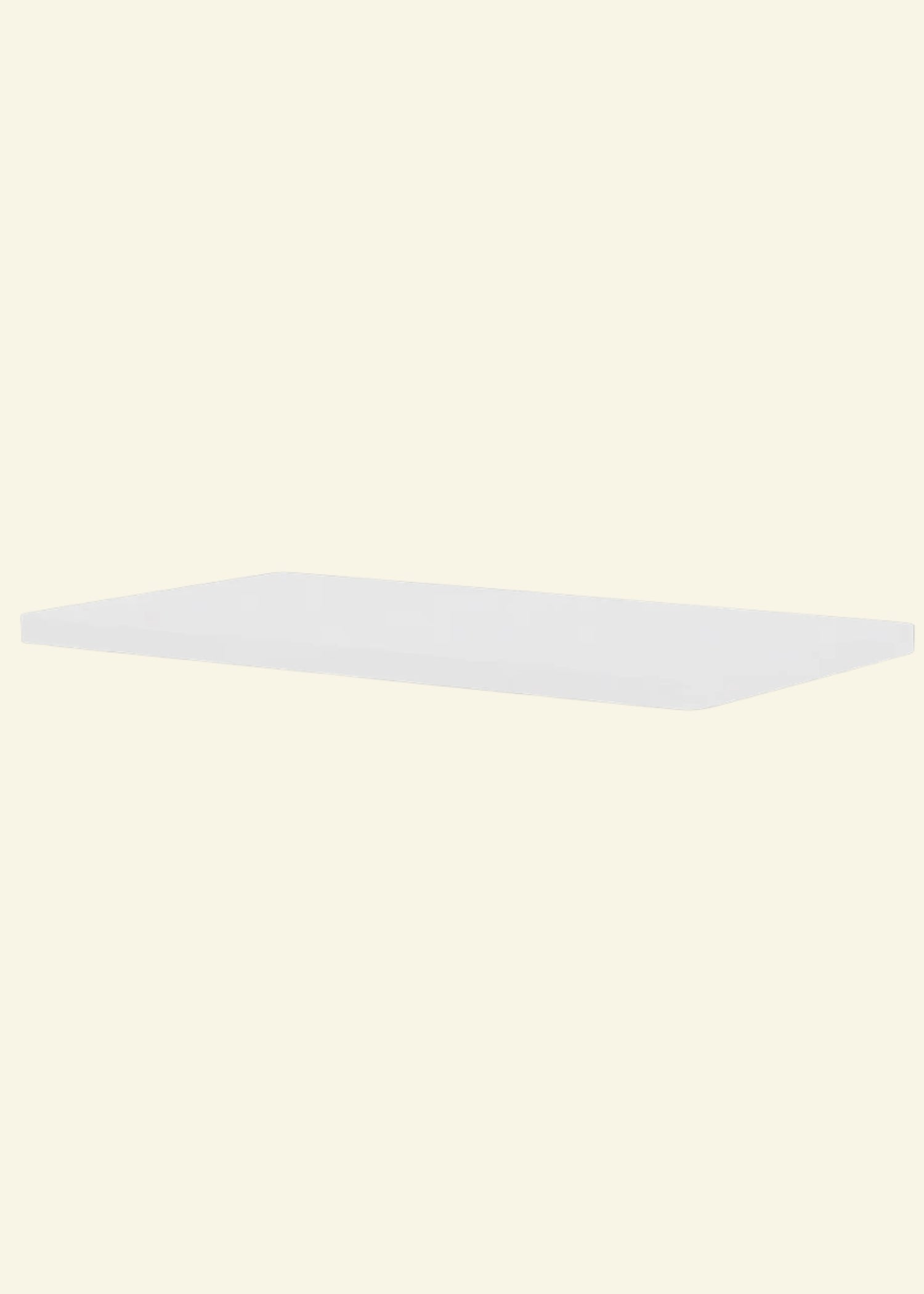Acrylic Clear Table Top on Panton Wire Side Table
