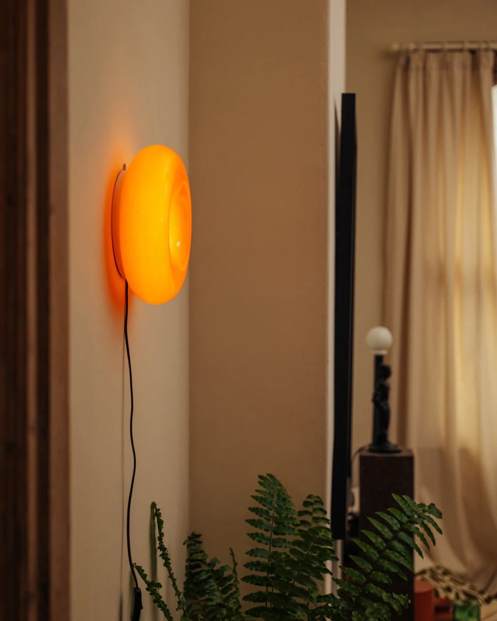 ORANGE DONUT LAMP WALL LAMP- Vibehaus