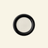 Two-Tone Chunky Ceramic Plate in black and white on a beige background on a beige background