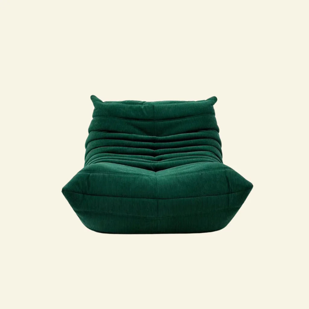 Bruma chair green corduroy