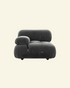 Gray Camaleonda right armrest - armchair  replica dupe on a beige background