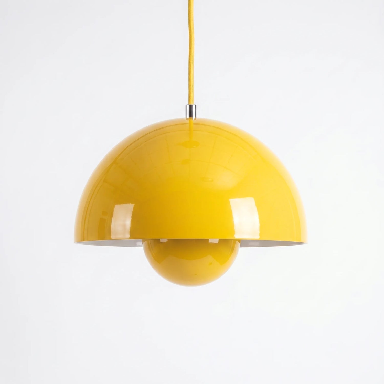 Domi Pendant Lamp, a ceiling pendant light with a soft sculptural shade for modern interiors, view 6