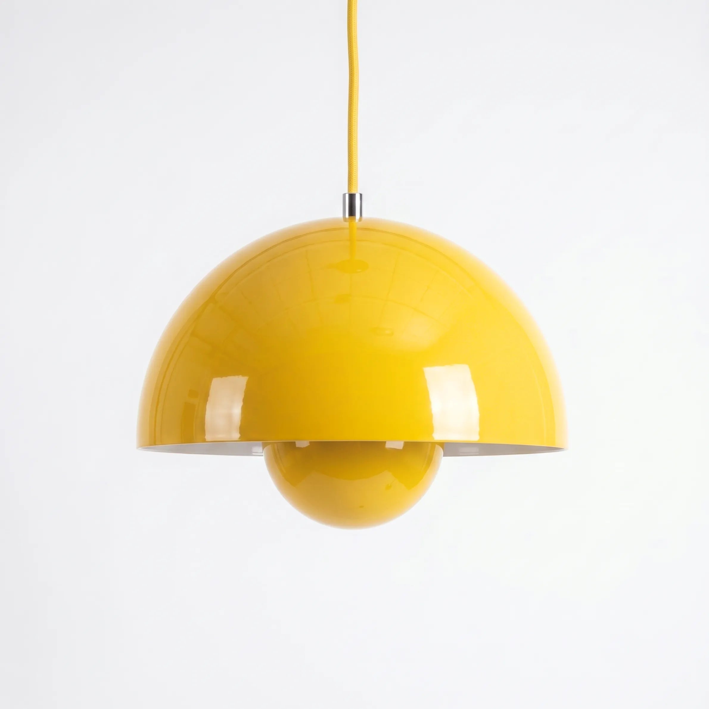 Domi Pendant Lamp, a ceiling pendant light with a soft sculptural shade for modern interiors, view 6