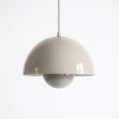 Domi Pendant Lamp, a ceiling pendant light with a soft sculptural shade for modern interiors, view 16