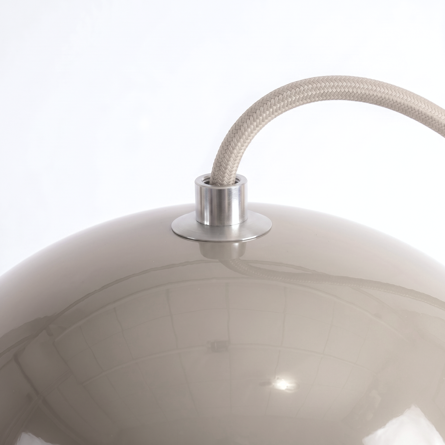 Domi Pendant Lamp, a ceiling pendant light with a soft sculptural shade for modern interiors, view 18