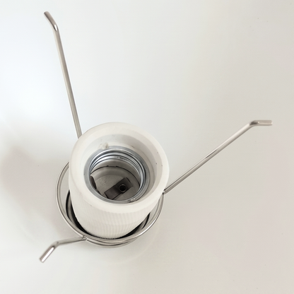 Domi Pendant Lamp, a ceiling pendant light with a soft sculptural shade for modern interiors, view 20