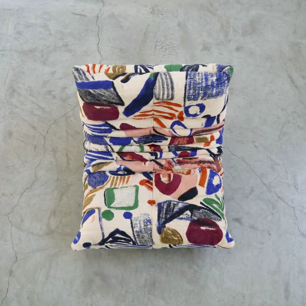 Togo-style graffiti sofa chair by vibehaus, inspired by ligne roset