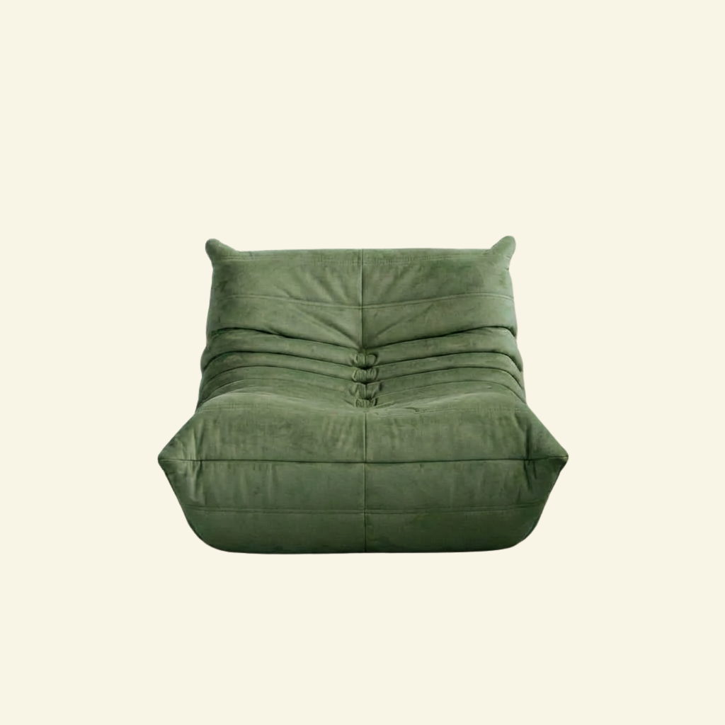 Togo chair dupe green velvet
