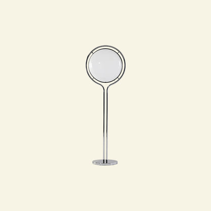 zuru round globe floor lamp with a white background